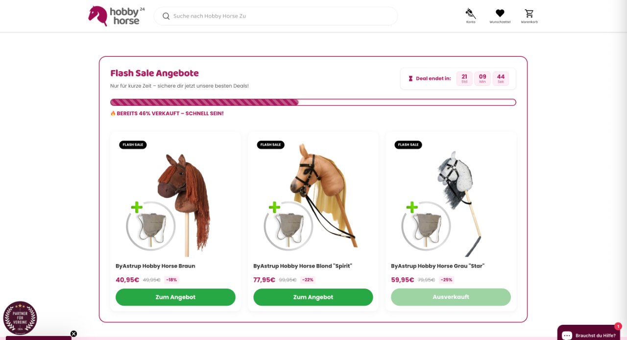 Flash Sale Category Page